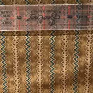 Suzi-Q - Gold & Teal ZigZag
