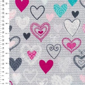 Kanvas - knit together hearts Grey