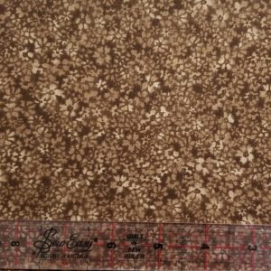 Small brown floral