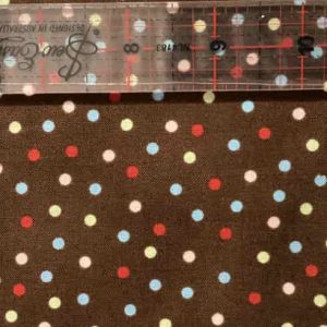 Suzi-Q - Cottage Charm Brown Multi Dot