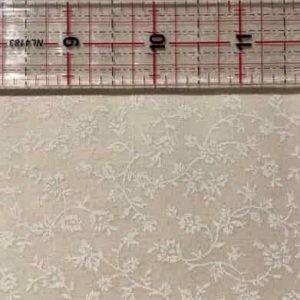 White tone on tone vines