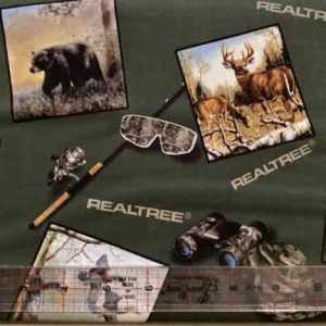Realtree dark green print