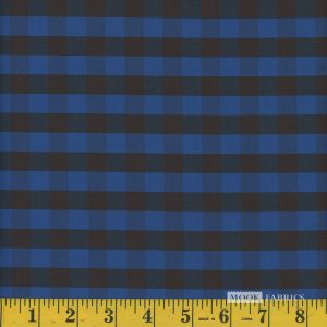 Mook Fabrics - Buffalo Plaid Royal