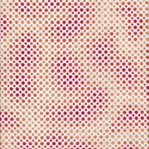 Quilting Treasures - Ombr? Orange & Red Dots
