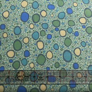 Benartex - teal polka dots big & small