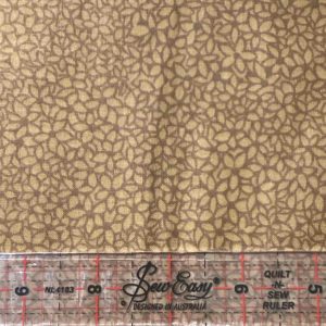 Small brown floral tonal