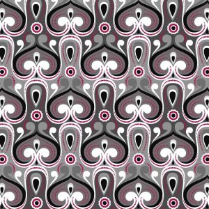 David Textiles - Black & Red Design