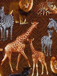 Kanvas - Dark Safari Animal Print
