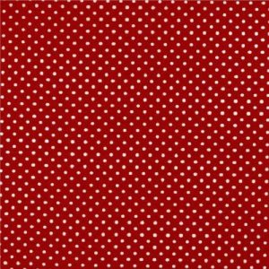 Dark red polka dot