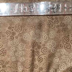 Cador Textiles - Tan Dotted Swirl