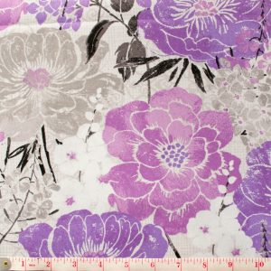 Cador Textiles - Purple Haze Purple Flowers