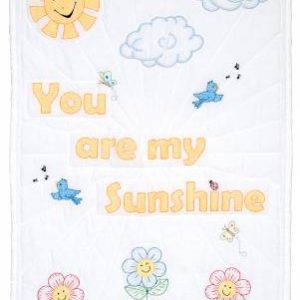 JDNA Crib Quilt Top - You are my sunshine