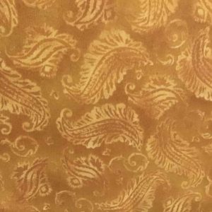 Gold/yellow feather print