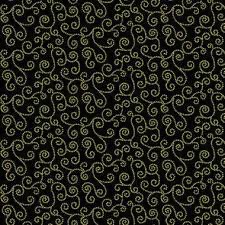 Henry Glass - Fall Potpourri Metallic gold swirl