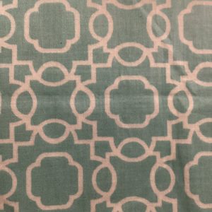 Blue geometrical print