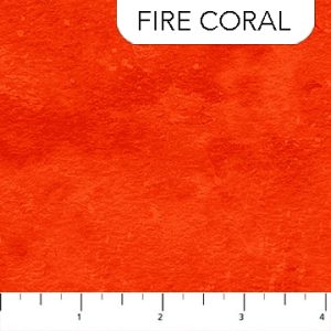 Northcott Toscana - Fire Coral
