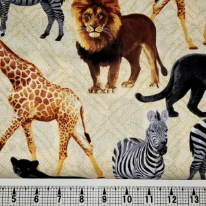 Kanvas - Light Safari Animal Print