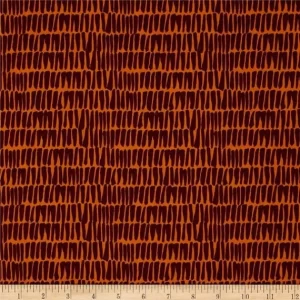 Kanvas - Jungle Jive Orange Dark Brown