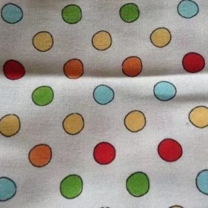 Black outline polka dots