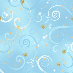 Kanvas - swirling sky blue
