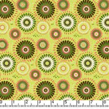Green/Pink dotted floral