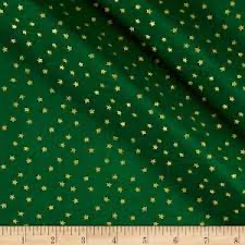 Bright green golden star