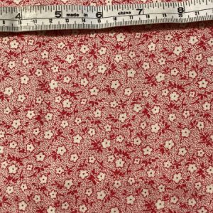 Small Light Red floral Print