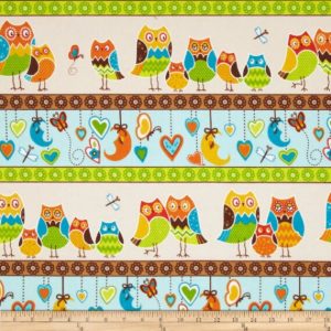 Flannel - Wilmington Prints Owl Wonderful