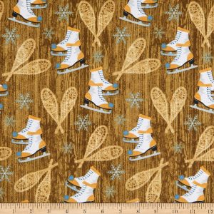 Flannel - Henry Glass Pine Cone Lodge 9259-33