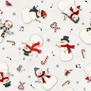 Cador Textiles - snowy wishes snowmen