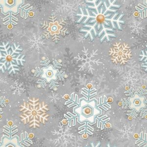 Flannel - Henry Glass I still love snow snowflakes