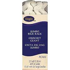 Jumbo Rick Rack Pale yellow