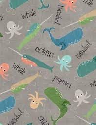 Cador Textiles - under the ocean Grey