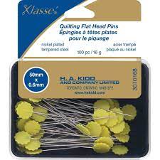Klasse - Quilting flat head pins