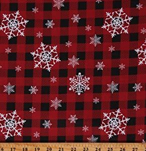 Downhome country Christmas red plaid