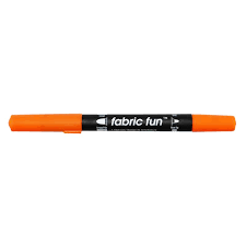 Fabric Fun - dual tip fabric marker orange