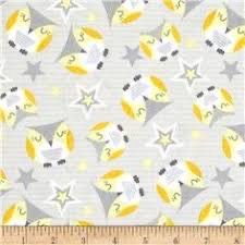 Cador Textiles - Sweet dreams little one Grey owls/stars