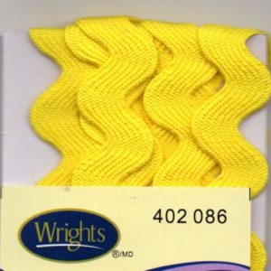 Jumbo Rick Rack bright yellow