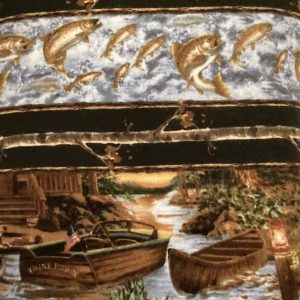 Flannel - Timeless Treasures Gone Fishing