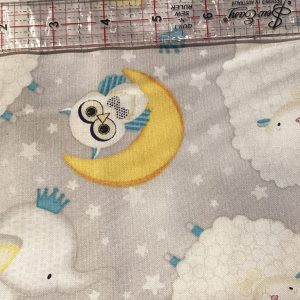 Cador Textiles - to the moon & back Grey sky
