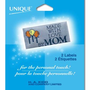 Unique - iron on label mom