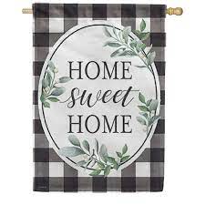 Small double sided flag - Home sweet home