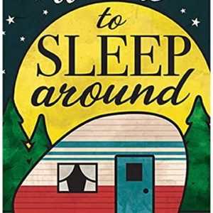 Small double sided flag - Sleep around