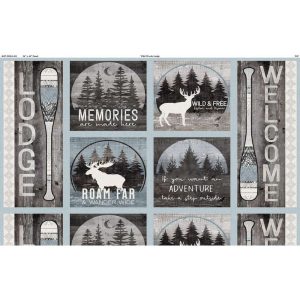 Panel - Wild woods lodge