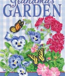 Large double sided flag - Grandma’s Garden