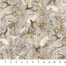 Flannel - Northcott Stonehenge Beige Antlers