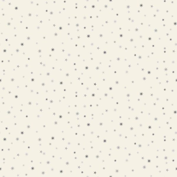 Makower - cream with grey stars