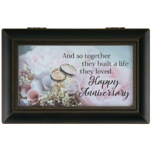 Carson Small Music Box - Happy Anniversary