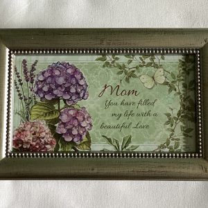 Carson Small Music Box - Mom (Purple Flower)