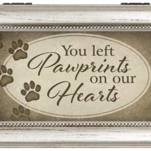 Carson Small Music Box - Paw prints